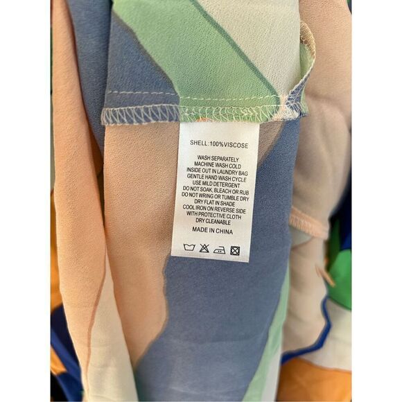 NWT PIPPA The Label Wini Maxi Dress Blue Ziggy Size XS MSRP $166 - Picture 6 of 12